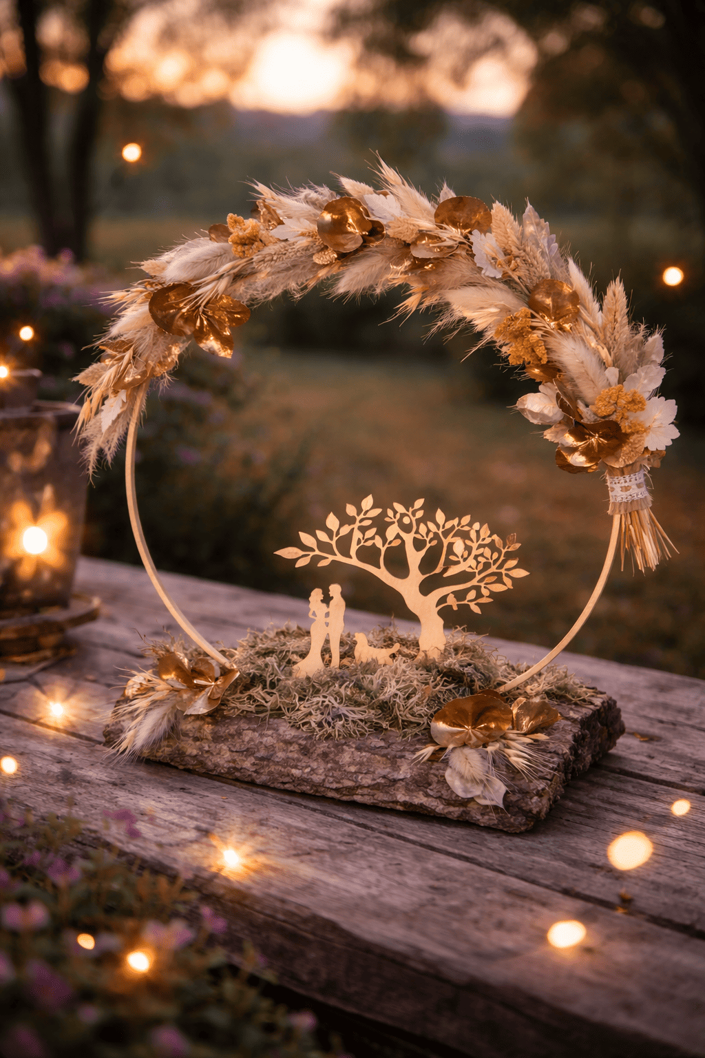 Couronne rustique au crepuscule -1- (1)